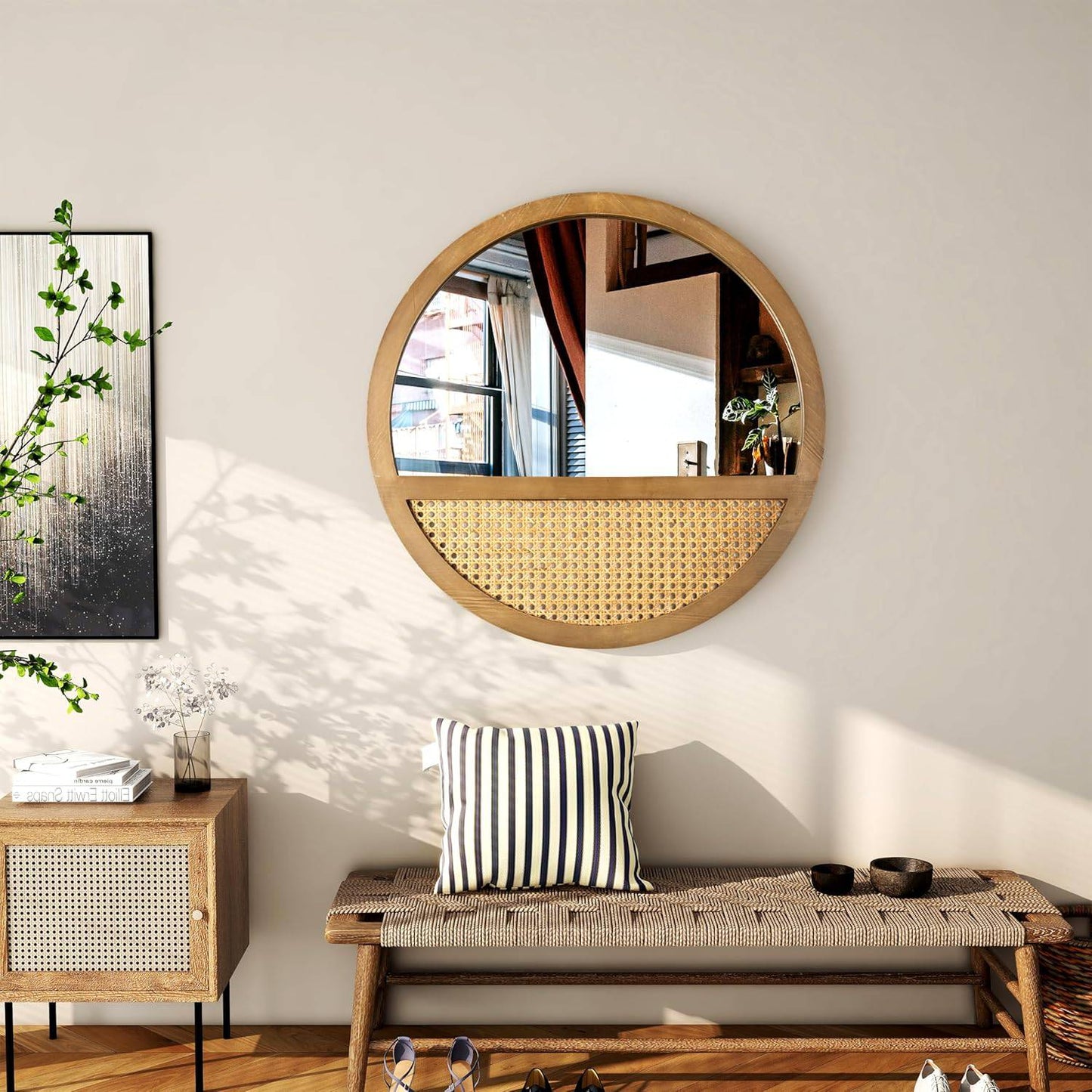 Circle Elegance Wall Mirror - Isla & Oliver