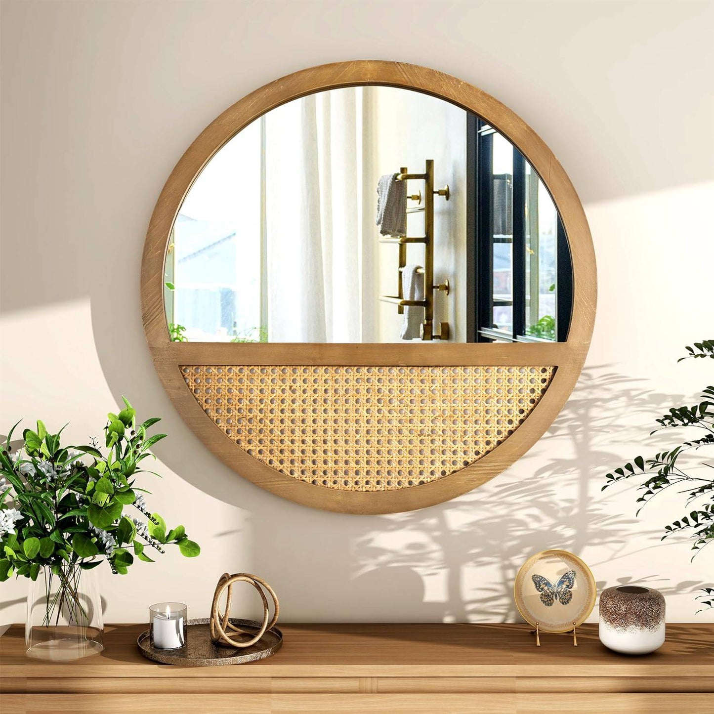 Circle Elegance Wall Mirror - Isla & Oliver