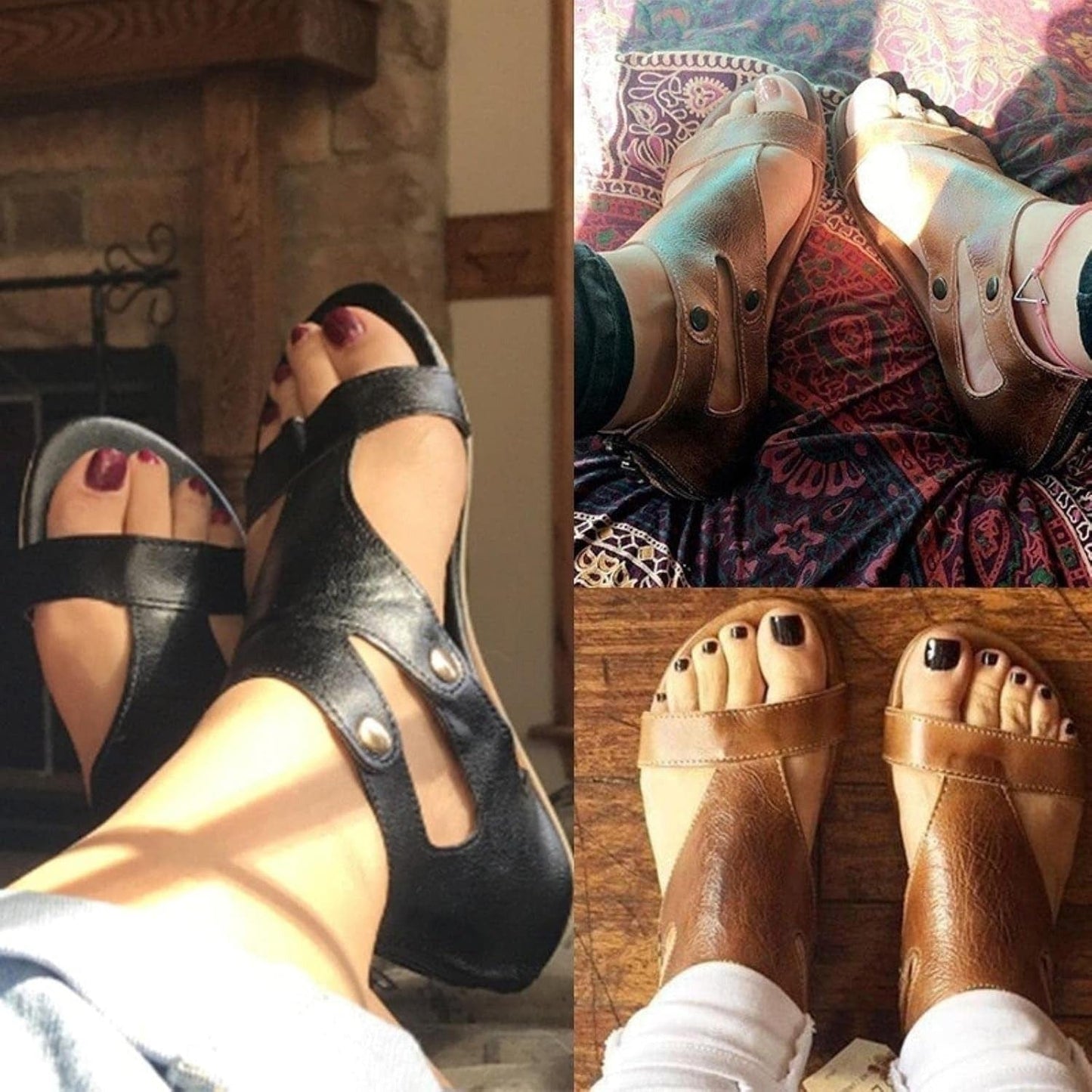 Leah I Leather Sandals