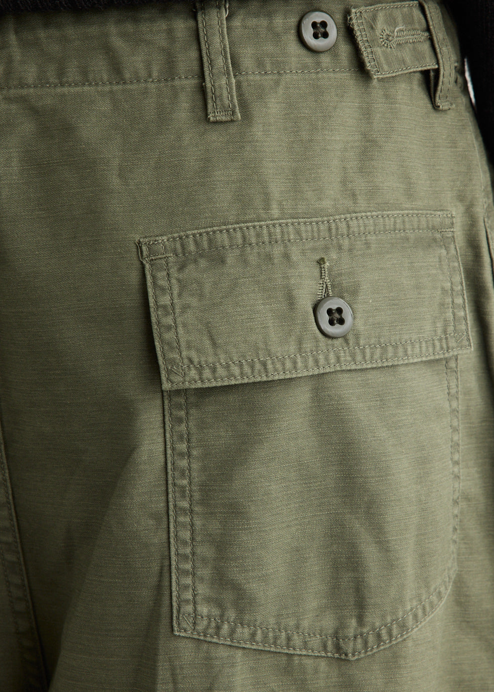 Wide Leg Cotton Pants with Drawstring Waistband and Patch Pockets