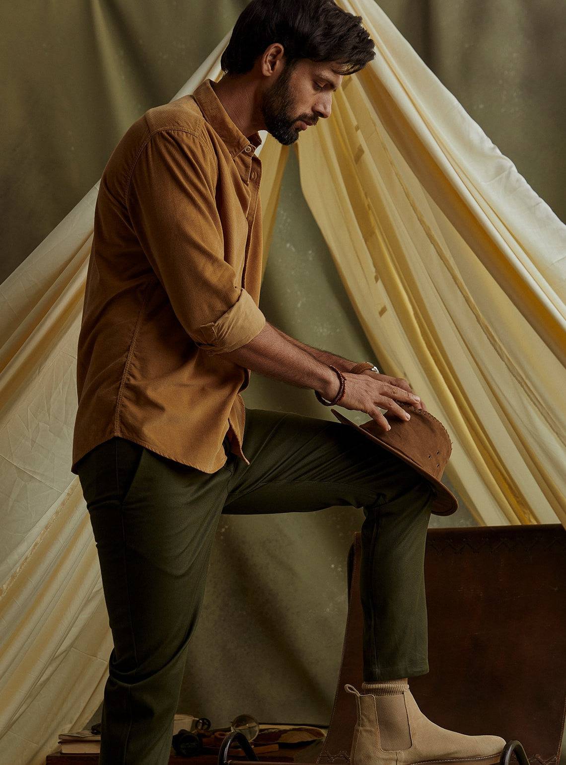 Dune - Men’s Corbett Sand Shirt - Isla & Oliver