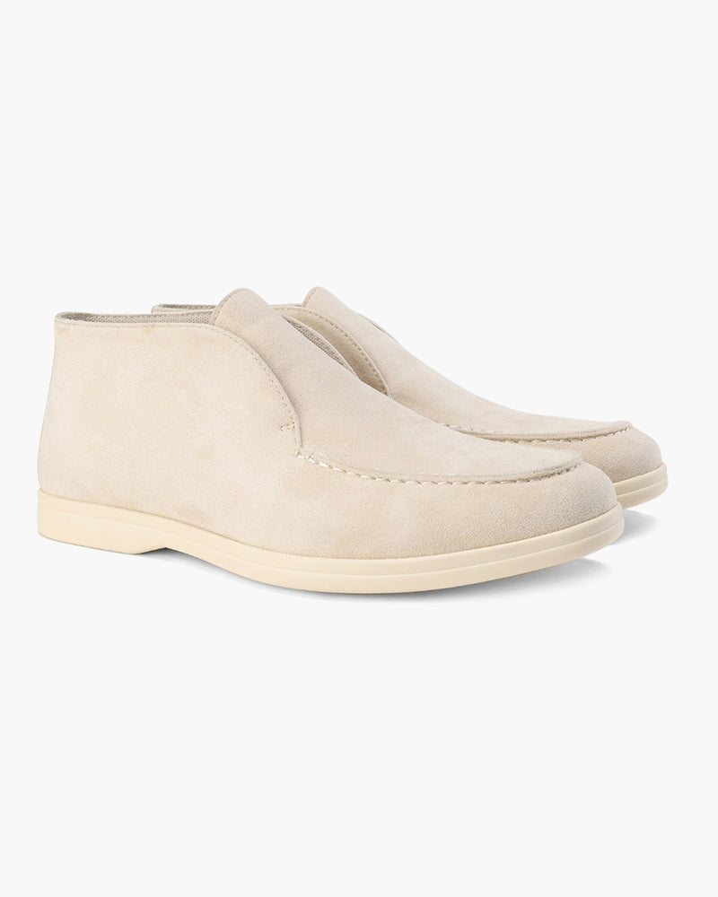Sally - High Suede Loafers