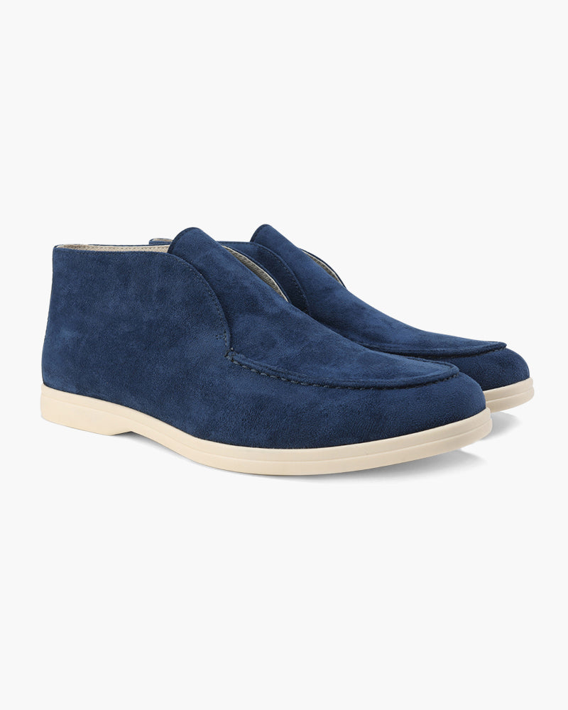 Sally - High Suede Loafers