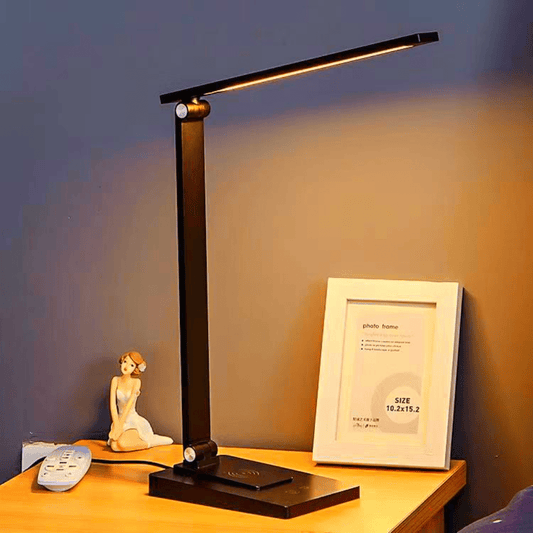 Rechargeable Desk Lamp with Metal Shade - Isla & Oliver