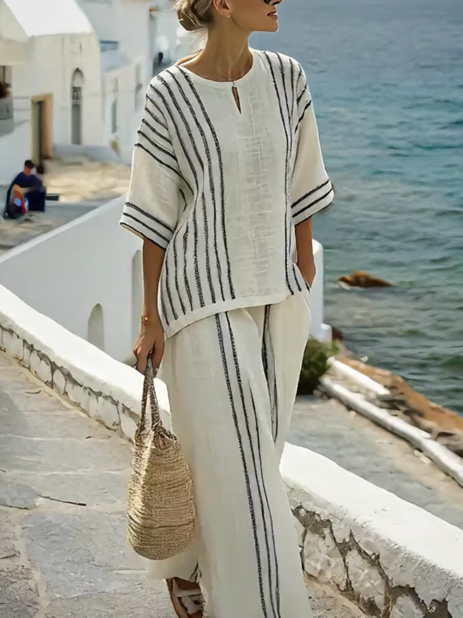 Sage I Linen Dress