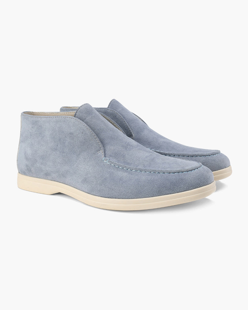 Sally - High Suede Loafers