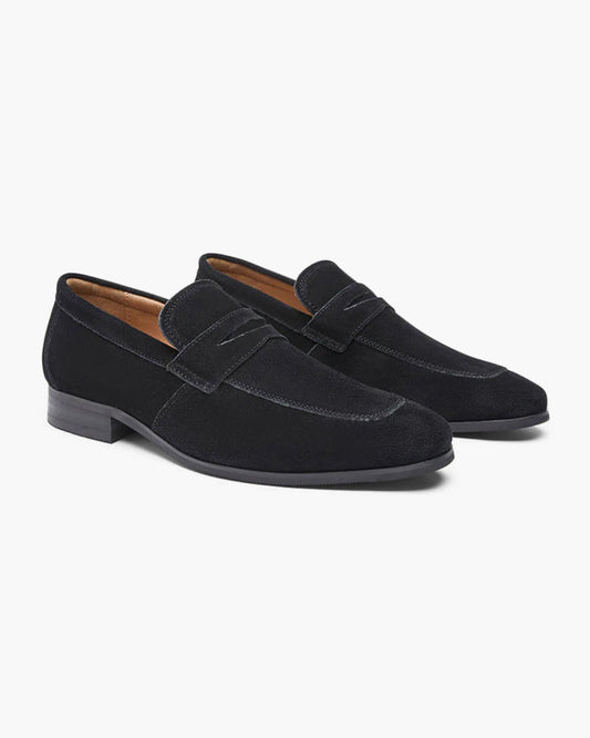 Casper - Suede Penny Loafers