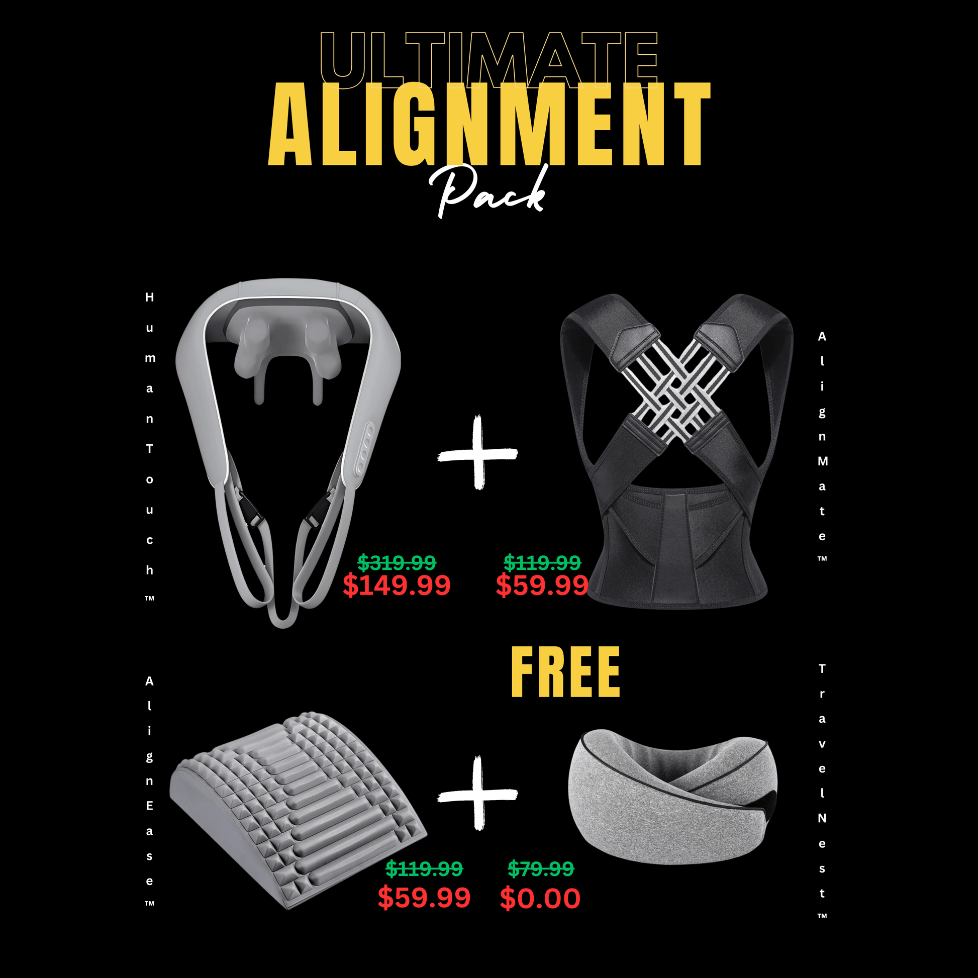 The Ultimate Alignment Pack - Neck and Back Relief - Isla & Oliver