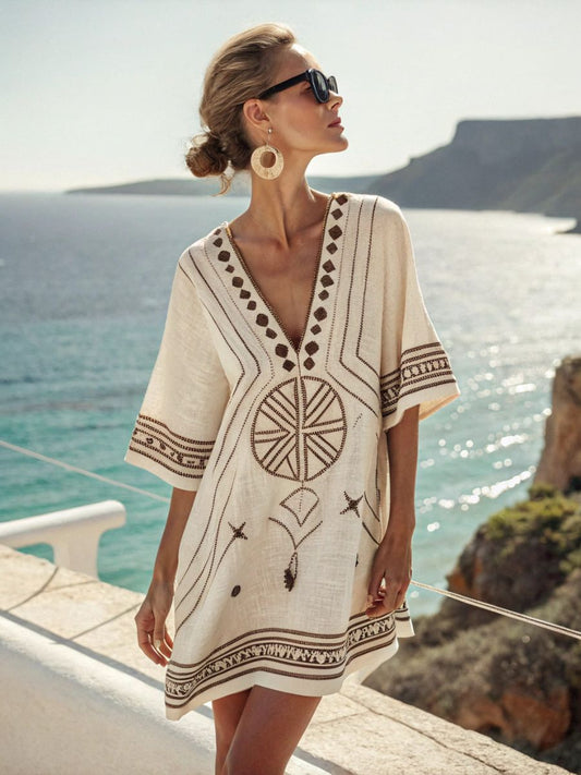 BOHO  Linen Dress