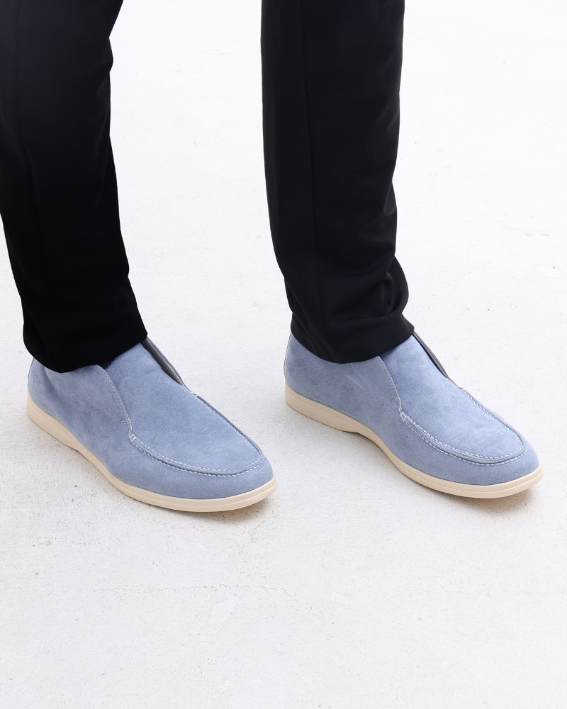 Sally - High Suede Loafers