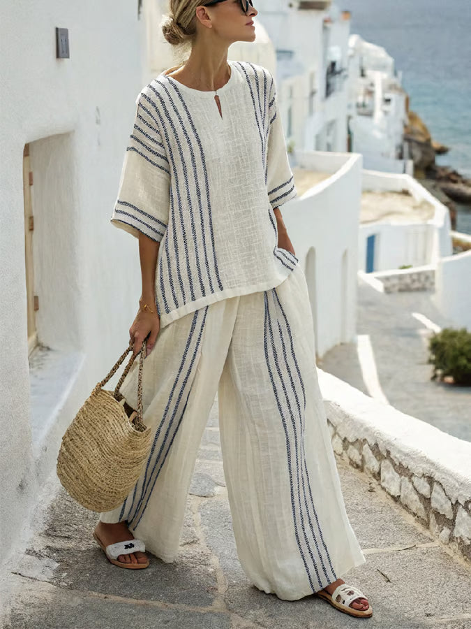 Sage I Linen Dress