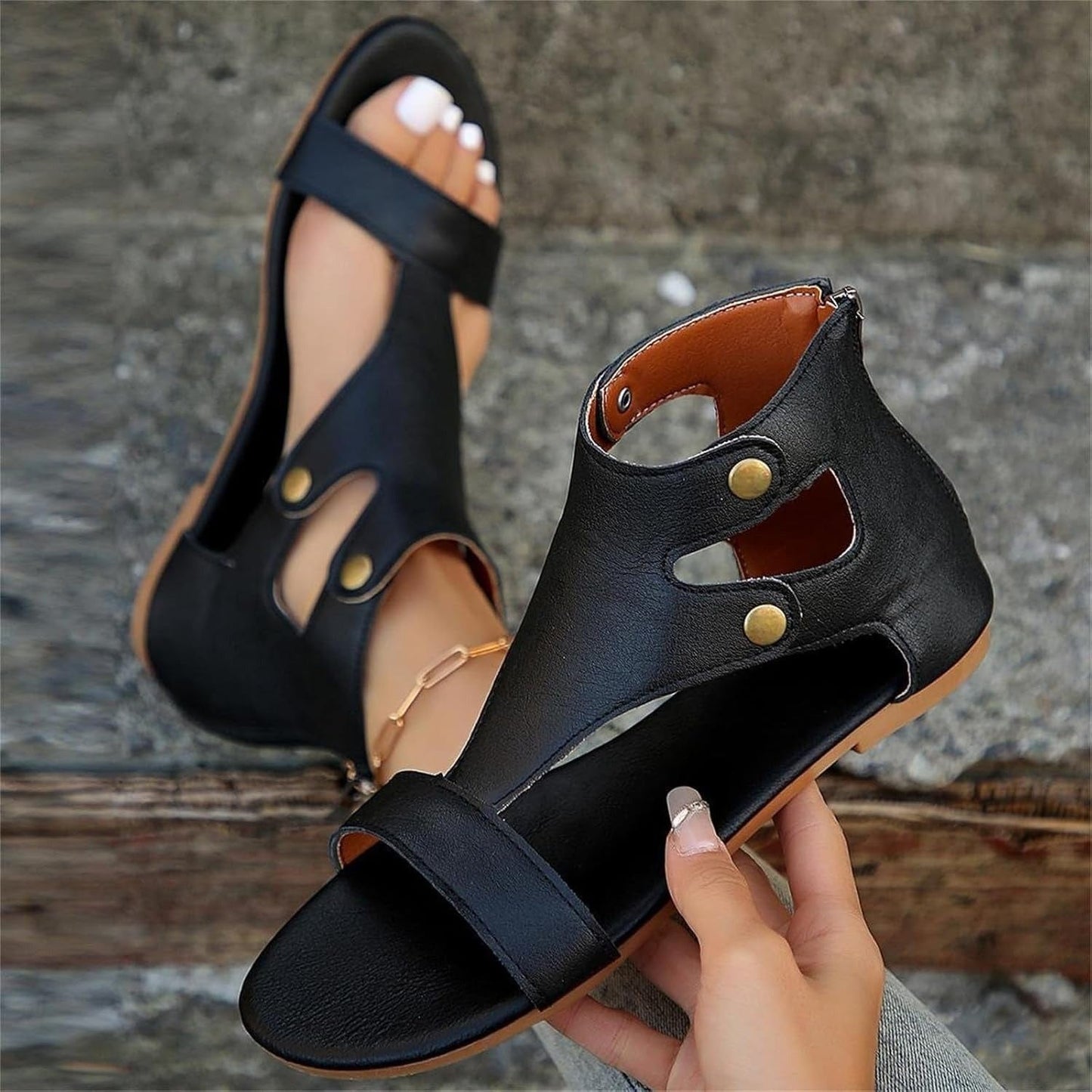 Leah I Leather Sandals